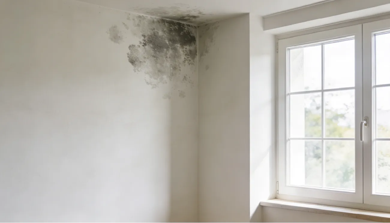 Moho en pared de vivienda en Cartagena
